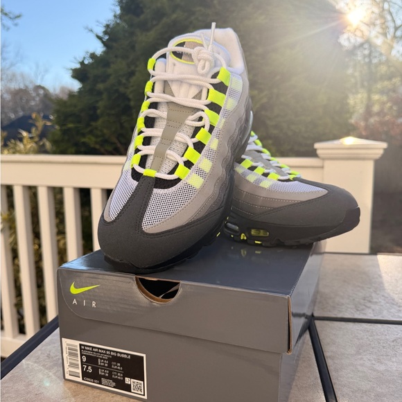 Nike Shoes - Nike Women’s Air Max 95 - Black/Neon Yellow/Grey